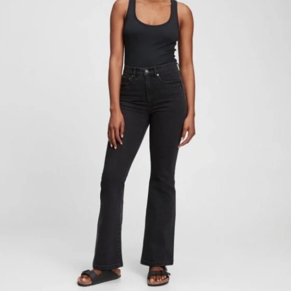 GAP Women's Black Flare & Wide Leg Jeans
